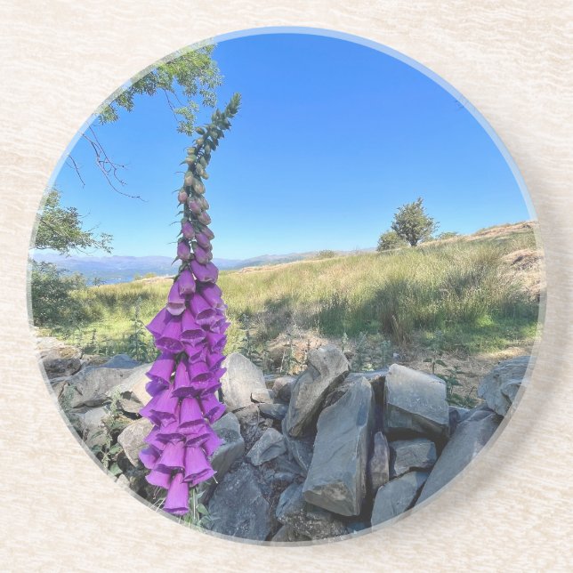 Posavasos Tranquilidad del campo inglés (Frente)