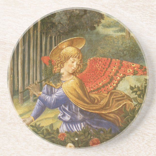 Posavasos Transformación del Ángel Magi por Benozzo Gozzoli (Frente)
