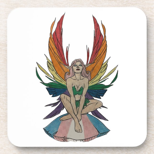 Posavasos Transgender Faerie (Frente)