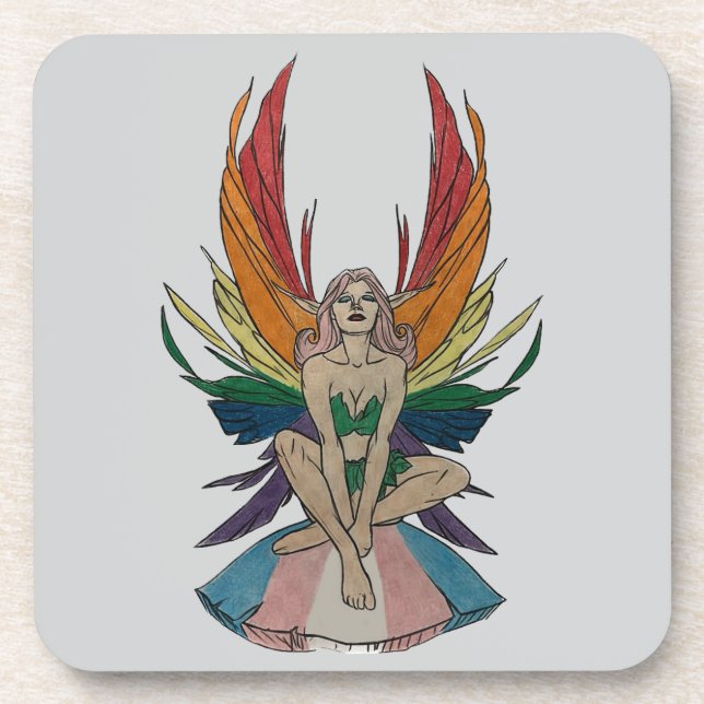 Posavasos Transgender Faerie  (Frente)