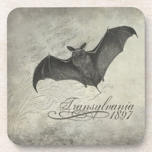 Posavasos Transilvania 1897 prácticos de costa Halloween del (Frente)