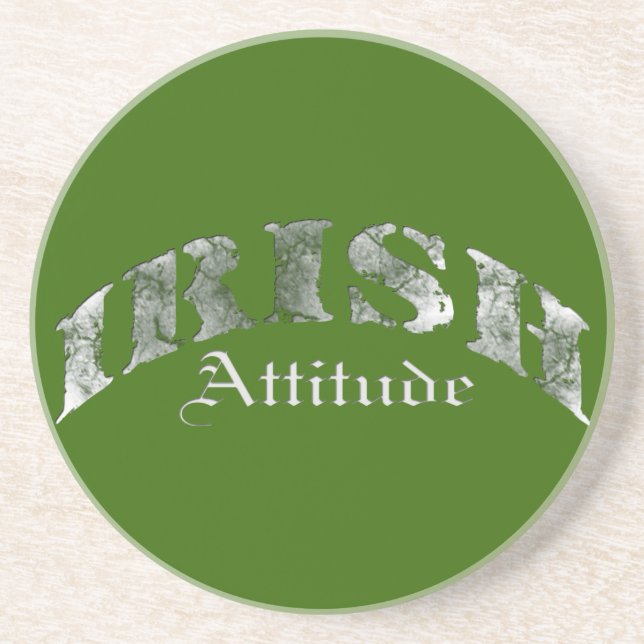 Posavasos Trastorno de actitud irlandés (Frente)