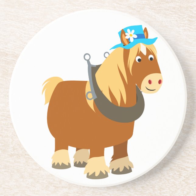 Posavasos Trato Personalizado lindo Breton Horse Coaster (Frente)