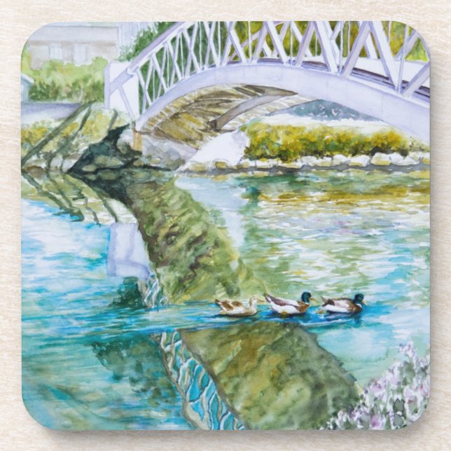 Posavasos Travesía del canal (Frente)