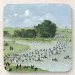 Posavasos Travesía del río San Joaquin, Paraguay, 1865