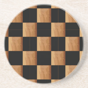 Posavasos Travesura de textura Woody