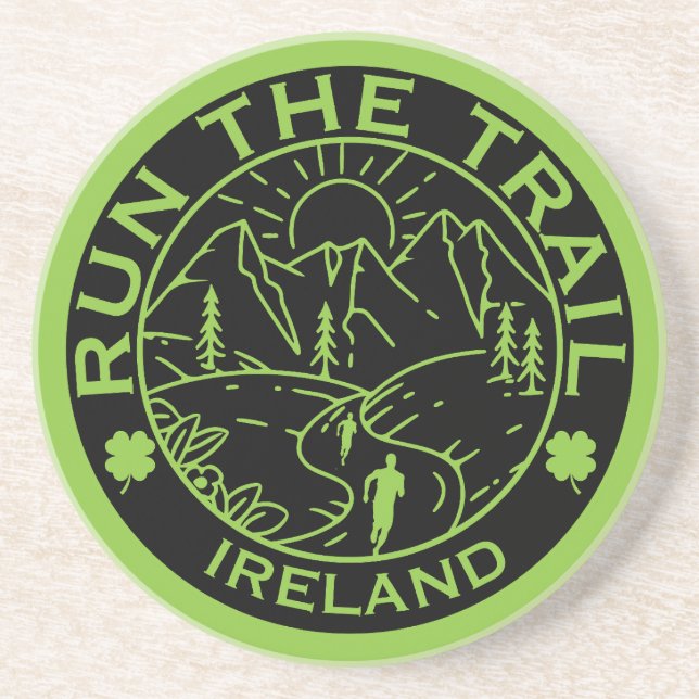 Posavasos Trayecto en Irlanda (Frente)