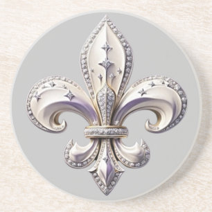 Posavasos Trayectos I Viaje Fleur De Lis Design