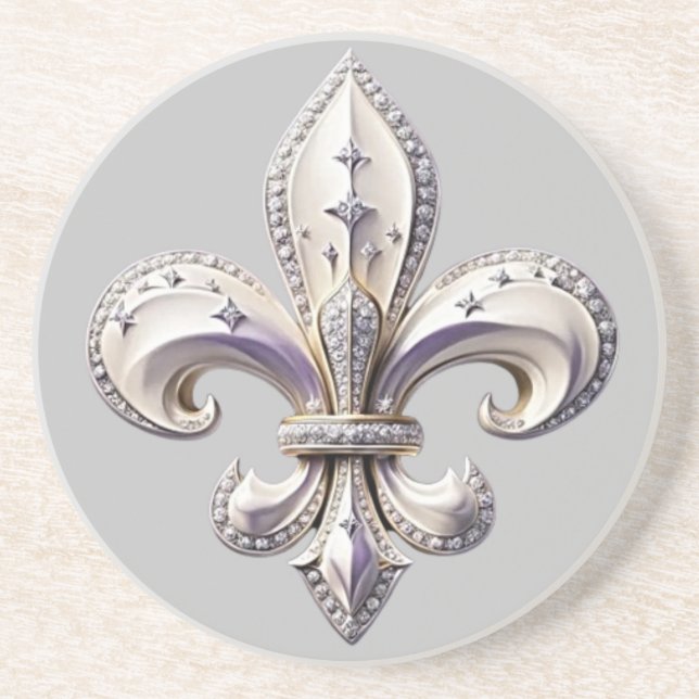 Posavasos Trayectos I Viaje Fleur De Lis Design (Frente)