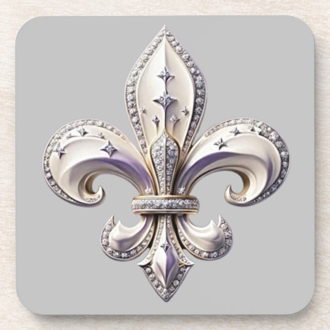Posavasos Trayectos I Viaje Fleur De Lis Design (Frente)