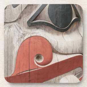 Posavasos Trazos de tótem en el museo del Patrimonio de Hai