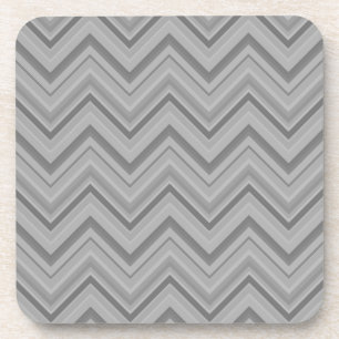 Posavasos Trazos grises zigzag