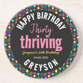 Posavasos Treinta y tres años del negro y el retro 30