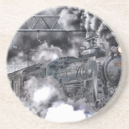 Posavasos Tren de motores de vapor HDR Foto