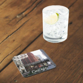 Posavasos Tren en bucle elevado de Chicago