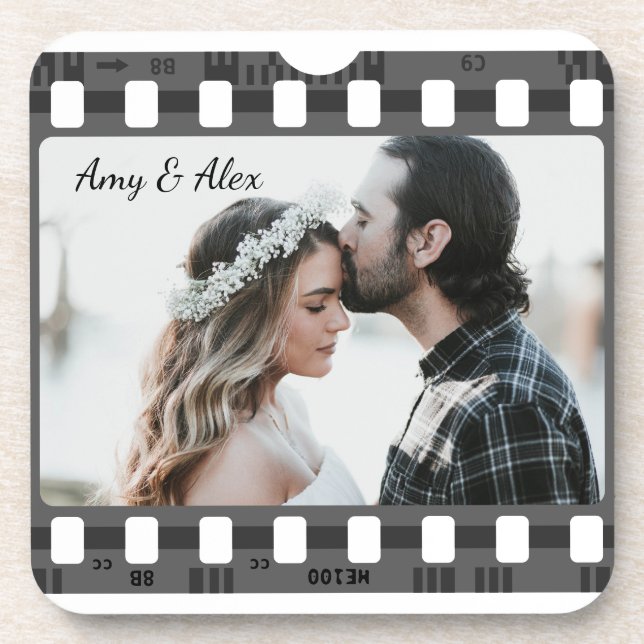Posavasos Trendy Film Reel Movie Personalizado Picture Frame (Frente)