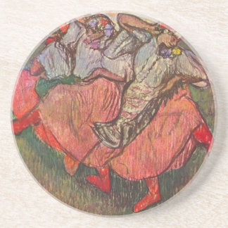 Posavasos Tres bailarinas rusas de Edgar Degas