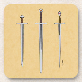 Posavasos Tres espadas medievales 2016
