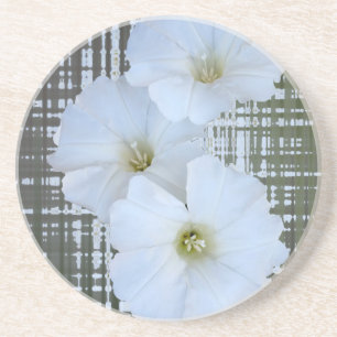 Posavasos tres flores blancas