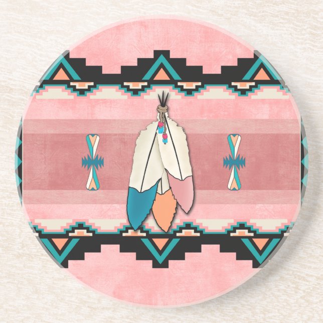 Posavasos Tres plumas (Frente)