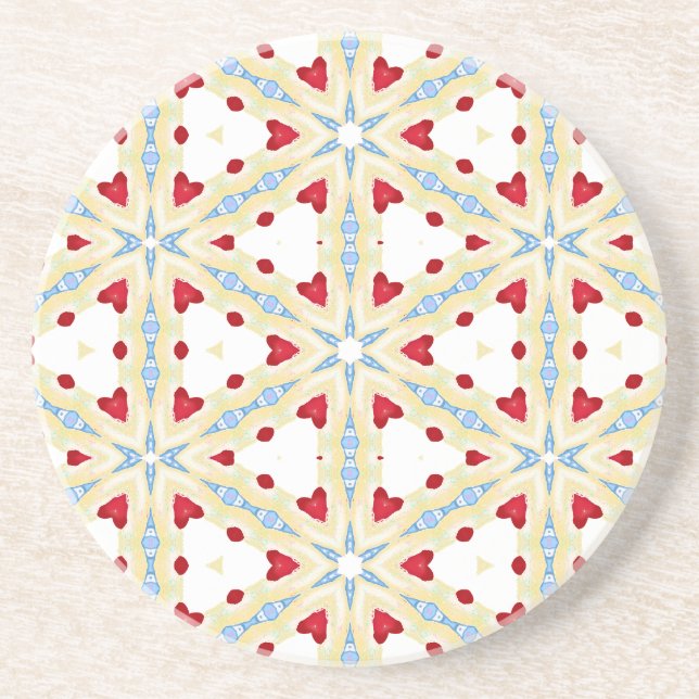 Posavasos Triángulo de Amor (Frente)