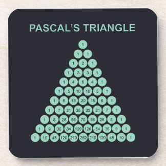 Posavasos Triángulo de Pascal 
