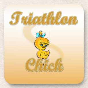 Posavasos Triathlon Chick