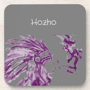 Posavasos Tribal Indian Peace Coasters