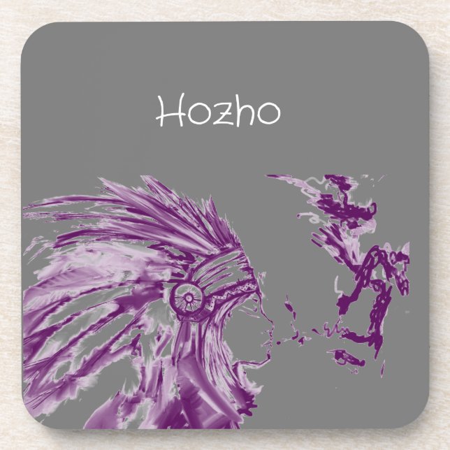 Posavasos Tribal Indian Peace Coasters (Frente)