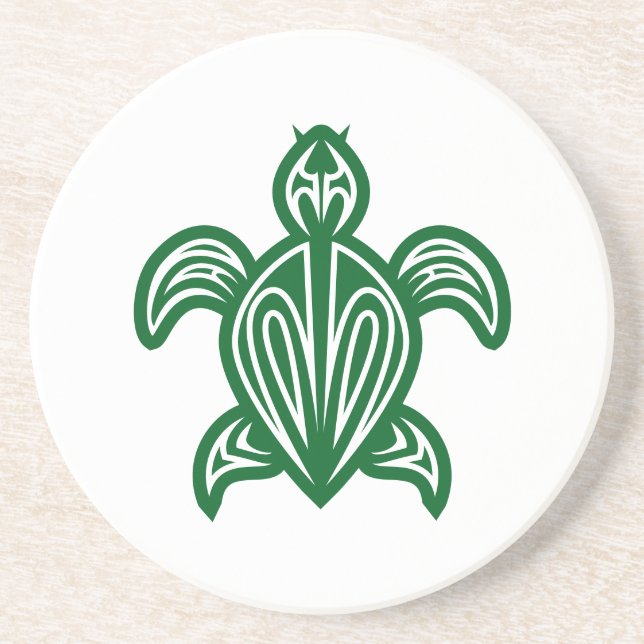 Posavasos Tribal Tortuga Silis Coasters (Frente)