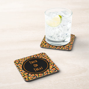 Posavasos Trick Or Treat Candy Corn Coasters