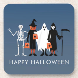Posavasos Trick or Treaters Halloween en español