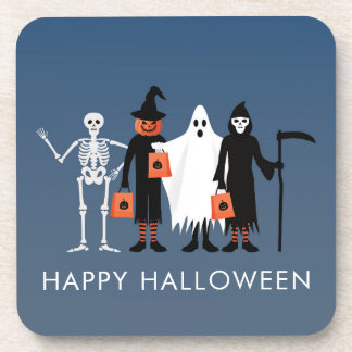 Posavasos Trick or Treaters Halloween en español