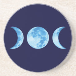 Posavasos Luna Azul | Zazzle.es