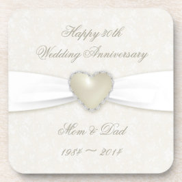 Posavasos Trigésimo práctico de costa del aniversario de