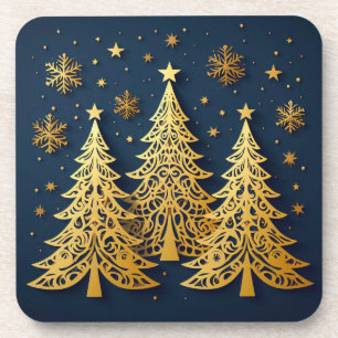 Posavasos Trío Dorado – Pinos Estrellados