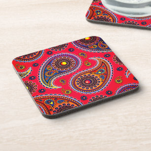 Posavasos Trippy Hippy Retro Paisley