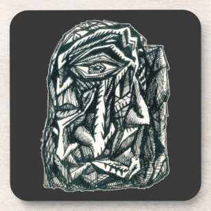 Posavasos Triumvirato, dibujo de tinta