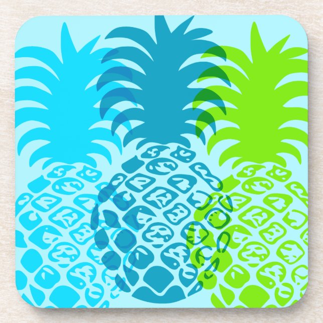 Posavasos Tropical Hawaiano de Momona Pineapple (Frente)