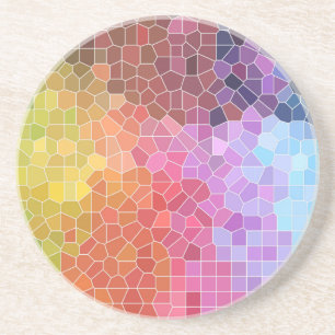 Posavasos Trozos de color