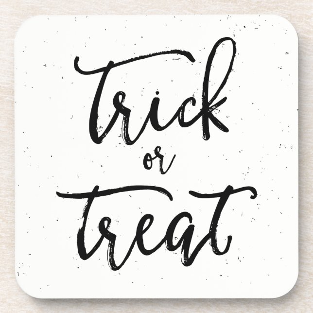 Posavasos Truco Molesto O Trata Halloween (Frente)