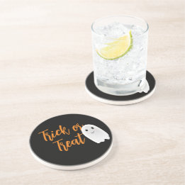 Posavasos Truco o trato Fantasma Halloween