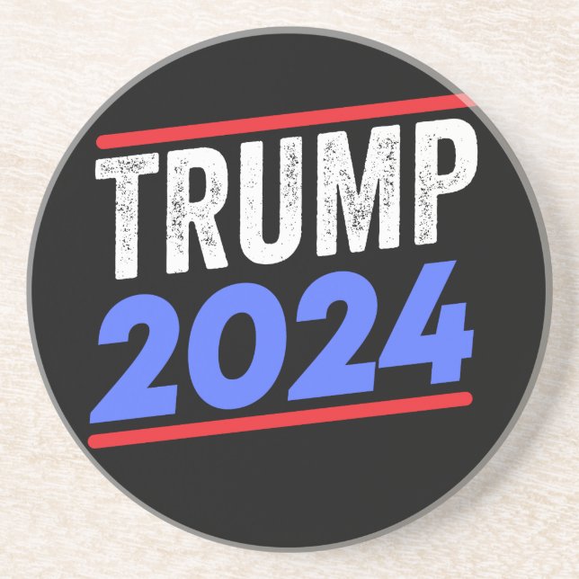 Posavasos Trump 2024 para la elección del presidente Donald  (Frente)