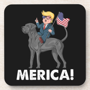 Posavasos Trump Merica Gran Canino Americano