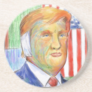 Posavasos Trump Van Gogh