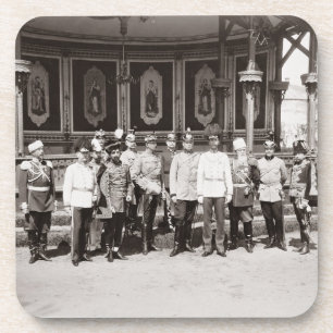 Posavasos Tsar Nicolás II (1868-1918) que se coloca en el
