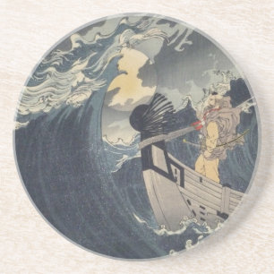 Posavasos Tsukioka Yoshitoshi - Benkei Contra Una Luna Llena