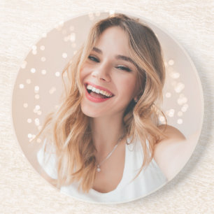 Posavasos Tu cara en un cumpleaños