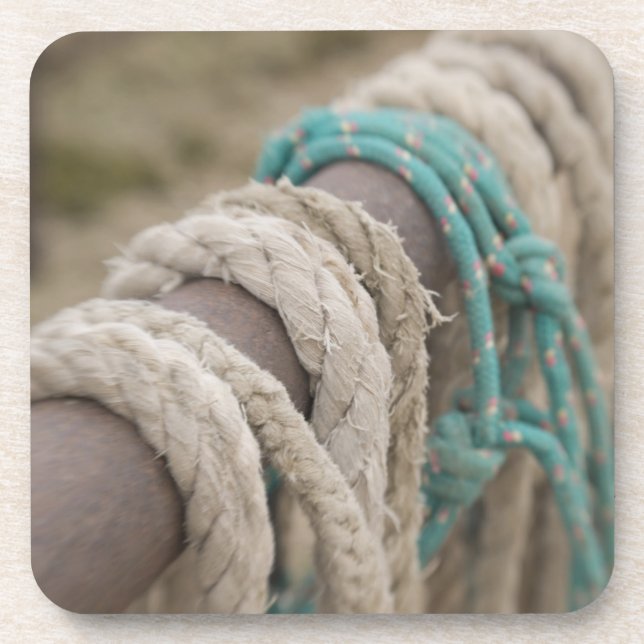 Posavasos Tucson, Arizona: Cuerdas y hanrnesses usados (Frente)