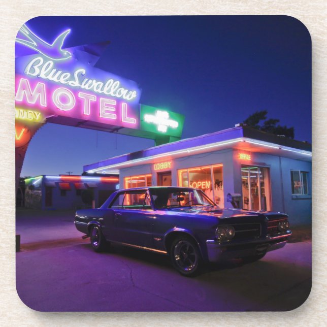 Posavasos Tucumcari, New México, Estados Unidos. Ruta 66 2 (Frente)